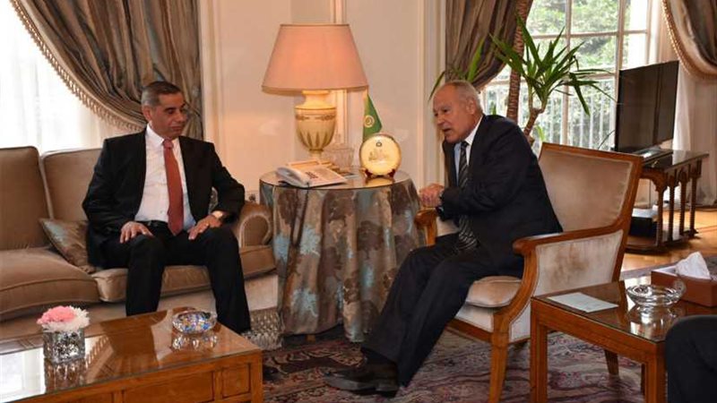 أبو الغيط يستقبل