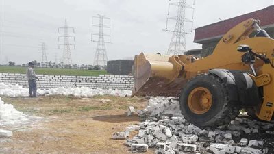 إزالة 80 تعديًا على أملاك الري والصرف والزراعة بكفر الدوار 