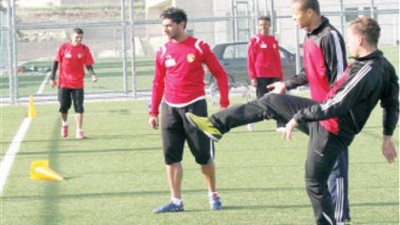 المنتخب الأوليمبي يواصل تدريباته استعدادًا لمواجهة السعودية