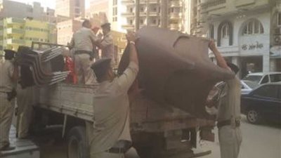 رفع وإزالة 482 إشغال طريق في حملة بالبحيرة