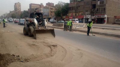 حملة نظافة واسعة بحي الهرم