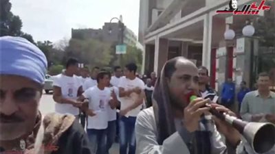 شباب المصريين الأحرار ينظم فاعلية لدعم الرئيس على المزمار البلدي 