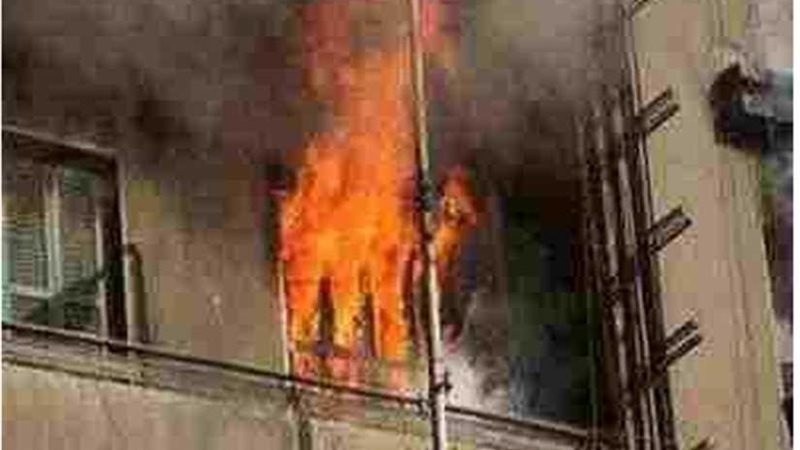 حريق بمكتب سكرتير