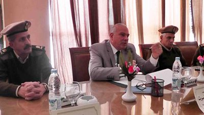 مدير أمن القليوبية يلتقي الضباط المنتدبين لتأمين الانتخابات (صور)