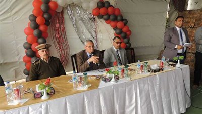 مديرية أمن المنيا تنظم احتفالية لأسر الشهداء