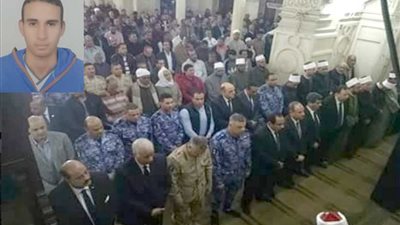 جنازة عسكرية لشهيدي الواجب بـ