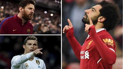 محمد صلاح ينافس ميسي ورونالدو على أضواء كأس العالم