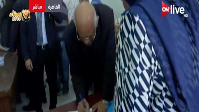 رئيس مجلس النواب يدلي بصوته في 