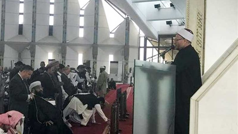 مفتى الجمهورية يلقى