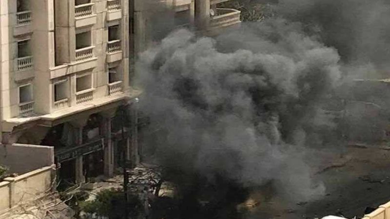 بالصور.. انفجار بوسط