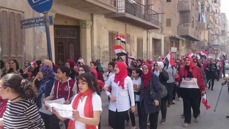 مسيرات بالغربية لحث