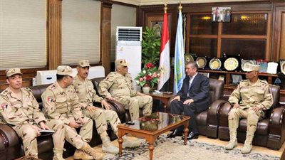 قائد مرور القيادة العامة للقوات المسلحة يتفقد لجان كفر الشيخ