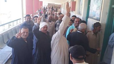 زحام أمام لجان البرلس للتصويت في الانتخابات الرئاسية