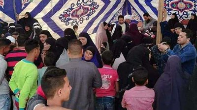 إقبال حاشد من الناخبين على لجان شبين الكوم بالمنوفية