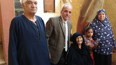 أكبر معمرة في القليوبية تدلي بصوتها في شبين القناطر