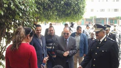 جولة لمدير أمن الجيزة لتفقد الحالة الأمنية بالانتخابات في الهرم