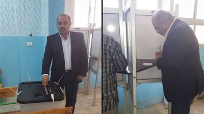 بالصور.. رئيس اللجنة الأوليمبية يشارك في انتخابات الرئاسة