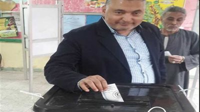 نائب رئيس نادي الترسانة يدلي بصوته في انتخابات الرئاسة