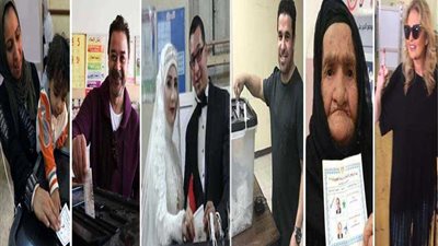 كل فئات الشعب المصرى تشارك في الإنتخابات