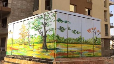 تجميل أكشاك الكهرباء بـ