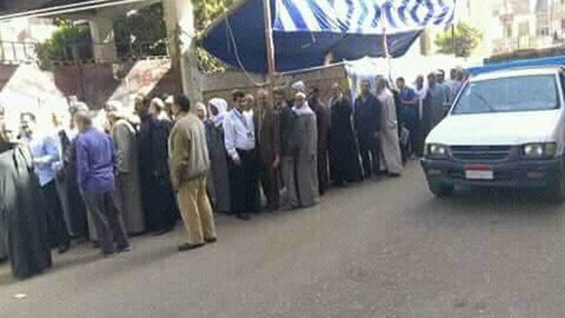 أهالى ديرب نجم يحتشدون