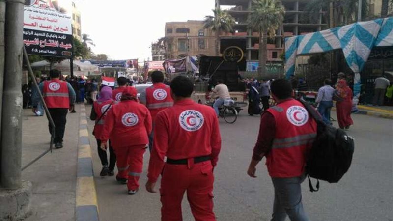 الهلال الأحمر يتطوع