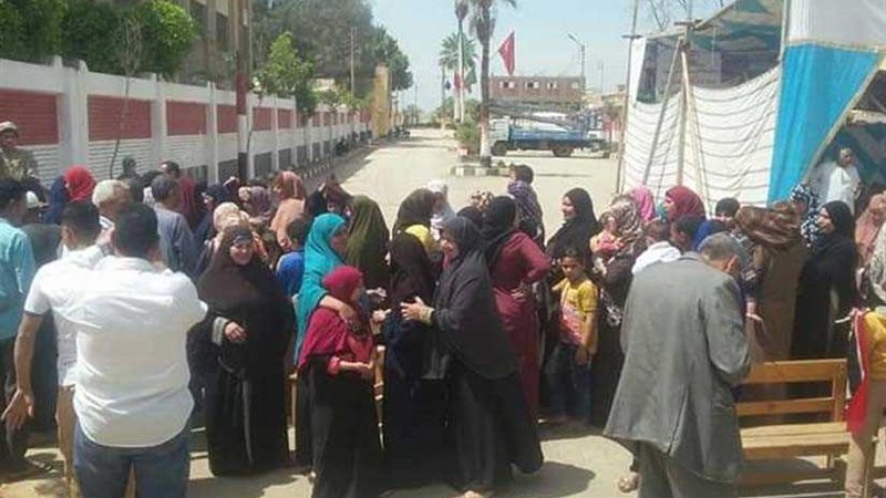 توافد الناخبين بمحافظة