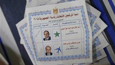 1853 صوتا للسيسي في اللجنة الثانية بالمنصورة‎