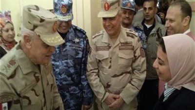 رئيس الأركان يتفقد لجان الإسماعيلية