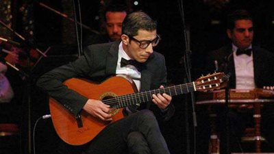 العازف وحيد ممدوح يستعد للاحتفال بالعندليب غدًا في الأوبرا