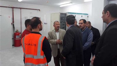 وزير النقل يشهد تشغيل برج التحكم في نظم الإشارات بإيتاي البارود