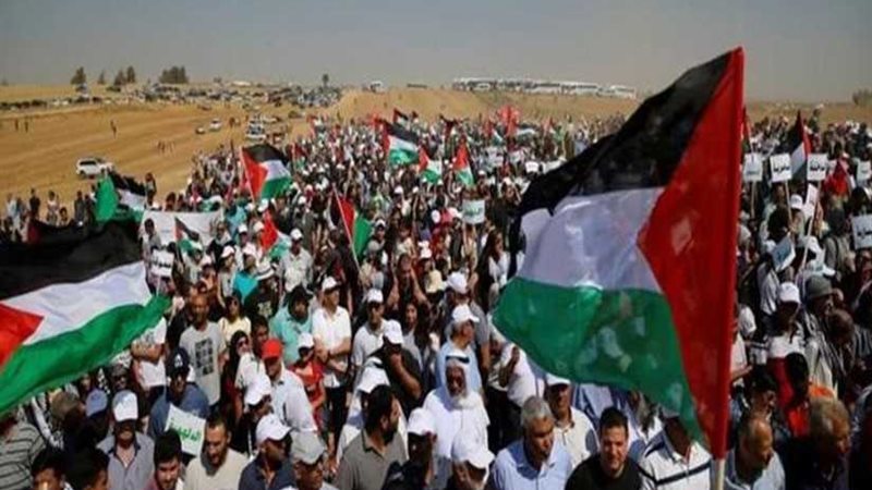 توافد أهالي غزة لمنطقة