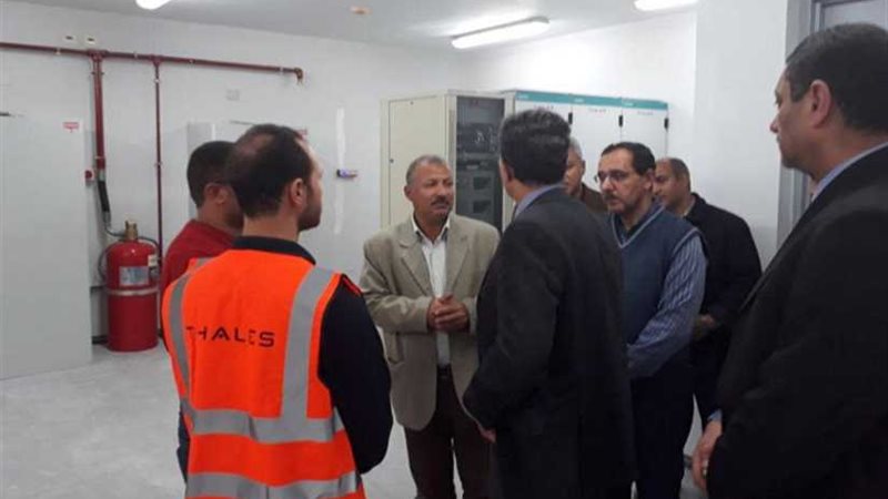 وزير النقل يشهد تشغيل