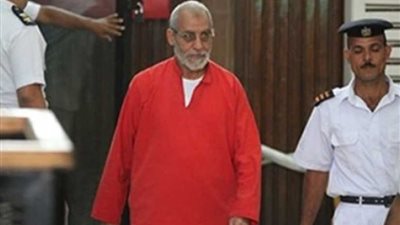 تأجيل محاكمة بديع وآخرين في أحداث 