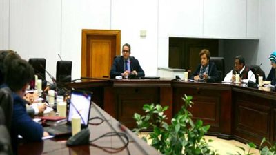 العناني يبحث أحدث وسائل ترميم الآثار