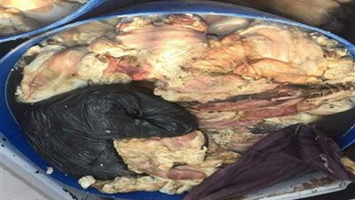 ضبط كميات من اللحوم الفاسدة بالفيوم