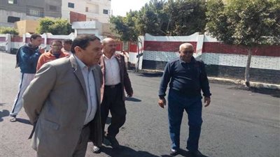 بالصور.. سعد الله يتفقد أعمال الرصف بالرحمانية