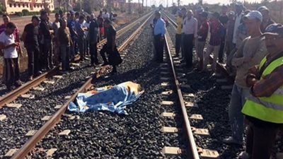 قطار يدهس طالبًا بطلخا