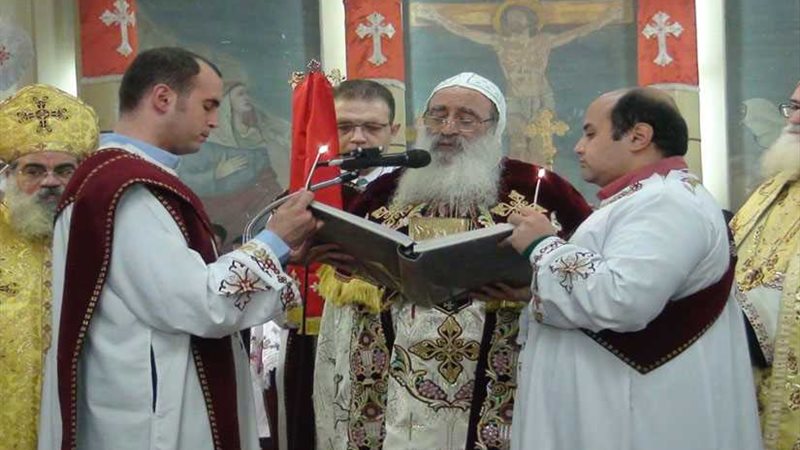 أقباط الغربية يحتفلون