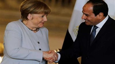 المستشارة الألمانية تهنئ الرئيس السيسي علي انتخابه لفترة رئاسية ثانية