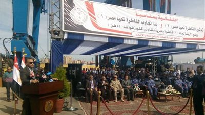 وزير النقل يشهد تدشين رصيف قاطرات بحرية بتكلفة 744 مليون جنيه