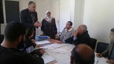 اجتماع اللجنة الفرعية لتقنين الأراضي ببرج العرب