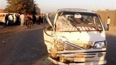 منوف العام تستقبل مصابي حادث تصادم الخطاطبة