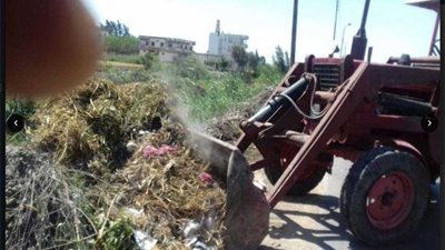 رفع 291 طنا من القمامة ورفع كفاءة الطرق بقرى دمنهور