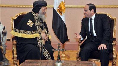 الرئيس يهنئ البابا تواضروس الثاني بعيد القيامة المجيد