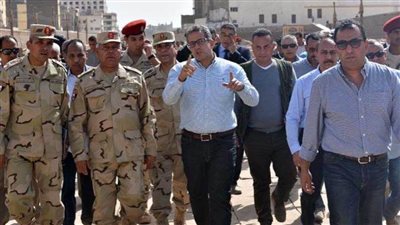 وزير الآثار ورئيس الهيئة الهندسية يتفقدان تطوير 