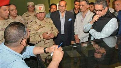 وزير الآثار يتفقد متحف سوهاج القومي قبل افتتاحه (صور)