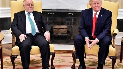 اتصال هاتفي بين ترامب والعبادي حول الوضع في سوريا