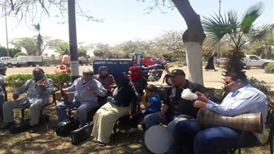 فرقة أسيوط للموسيقى العربية تحيي حفل أعياد الربيع بالحديقة العامة