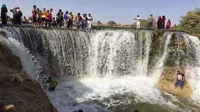 شلالات وادي الريان تبتلع شابين في احتفالات شم النسيم